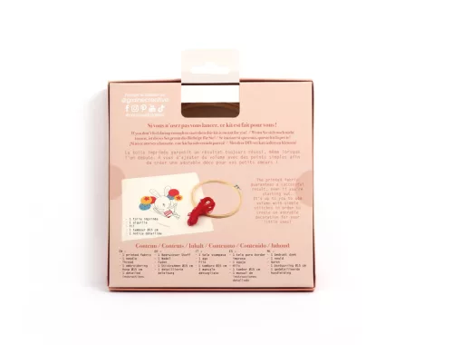 Graine Creative Hímzőkészlet – Repülő nyuszi (15 cm)