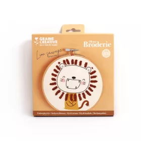 Graine Creative Hímzőkészlet – Oroszlán (15 cm)