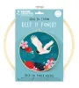 Graine Creative Punch needle hímzőkészlet – Japán daru (25 cm)