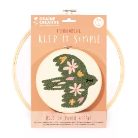 Graine Creative Punch needle hímzőkészlet – Madár