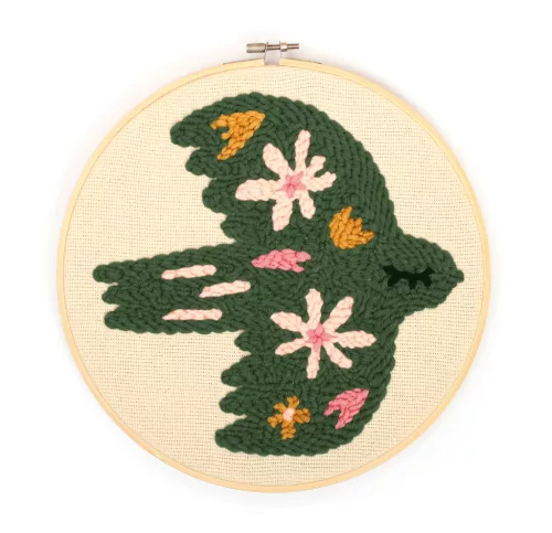 Graine Creative Punch needle hímzőkészlet – Madár