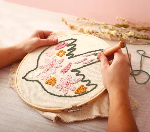 Graine Creative Punch needle hímzőkészlet – Madár