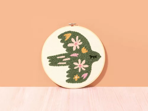Graine Creative Punch needle hímzőkészlet – Madár