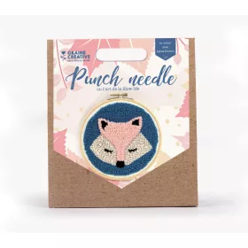   Graine Creative Punch needle hímzőkészlet – Róka (20 cm)