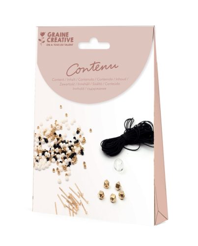 Graine Creative Ékszerkészítő készlet – Arany és fekete