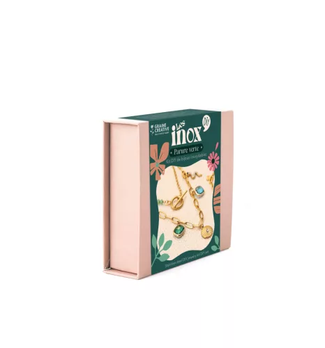 Graine Creative Rozsdamentes acél ékszerkészítő készlet – Zöld