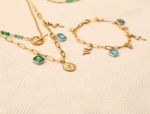 Graine Creative Rozsdamentes acél ékszerkészítő készlet – Zöld