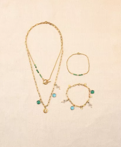 Graine Creative Rozsdamentes acél ékszerkészítő készlet – Zöld