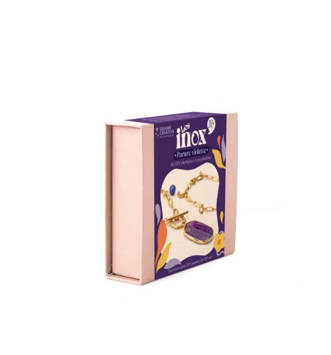 Graine Creative Rozsdamentes acél ékszerkészítő készlet – Lila