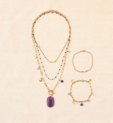 Graine Creative Rozsdamentes acél ékszerkészítő készlet – Lila