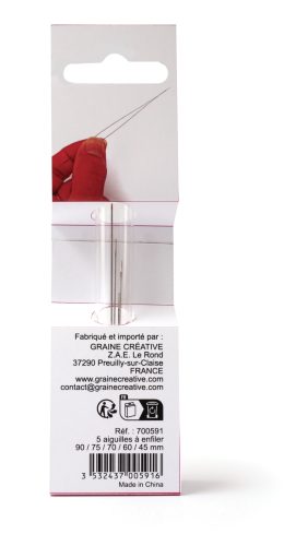 Graine Creative 5 db gyöngyfűző tű