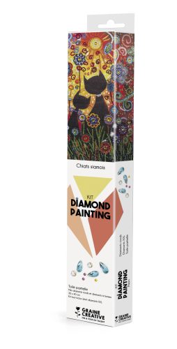 Graine Creative Gyémántfestés – Sziámi cicák