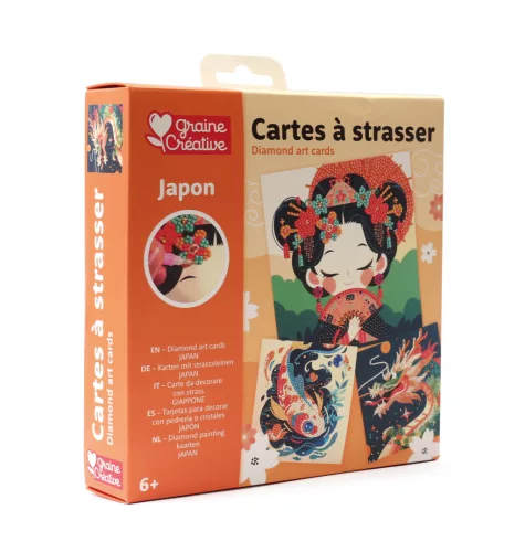 Graine Creative Gyémántfestő képeslap – Japán