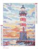 Graine Creative Gyémántfestés – Világítótorony (30×40 cm)