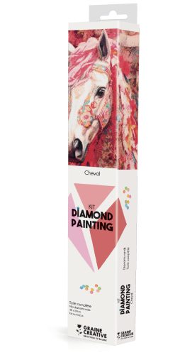 Graine Creative Gyémántfestés – Ló (40×50 cm)