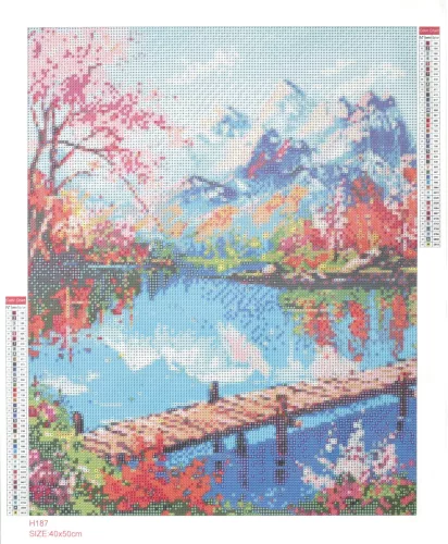 Graine Creative Gyémántfestés – Tó (40×50 cm)