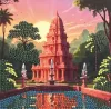 Graine Creative Gyémántfestő képeslap – India
