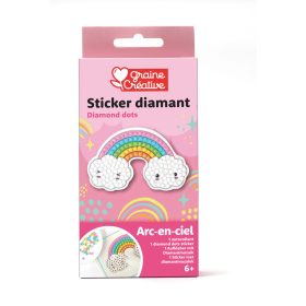 Graine Creative Gyémántfestő matrica – Szivárvány