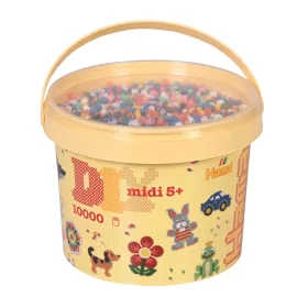   Hama 180 -  Hama vasalható gyöngy 10.000 db-os vegyes színű Midi