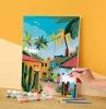 Graine Creative Számfestő – Mexikói falu (30×40 cm)