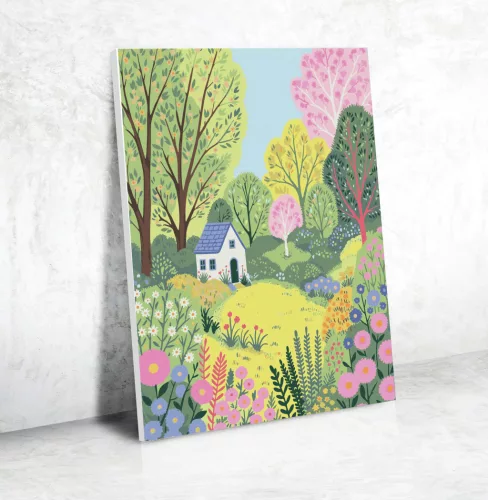 Graine Creative Számfestő – A béke szigete (30x40 cm)