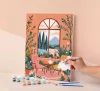 Graine Creative Számfestő – Téli kert (30x40 cm)