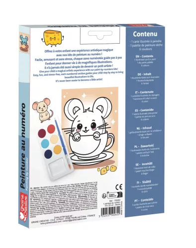 Graine Creative Számfestő 4+ – Egerek