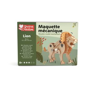 Graine Creative 3D fa modell – Oroszlán