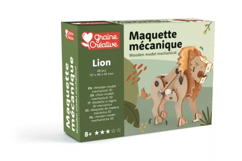 Graine Creative 3D fa modell – Oroszlán