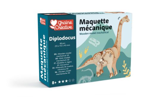 Graine Creative 3D fa modell – Diplodocus