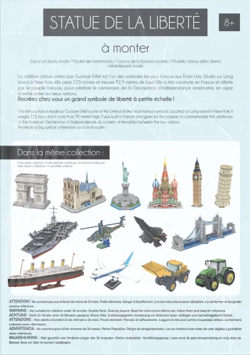 Graine Creative 3D puzzle - Szabadság-szobor