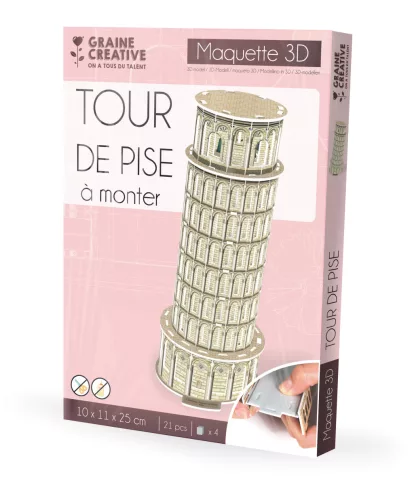 Graine Creative 3D puzzle - Pisai ferde torony