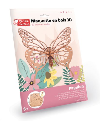 Graine Creative 3D puzzle – Pillangó