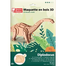 Graine Creative 3D puzzle – Diplodocus
