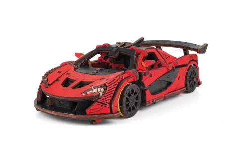 Graine Creative 3D fa modell – Piros versenyautó