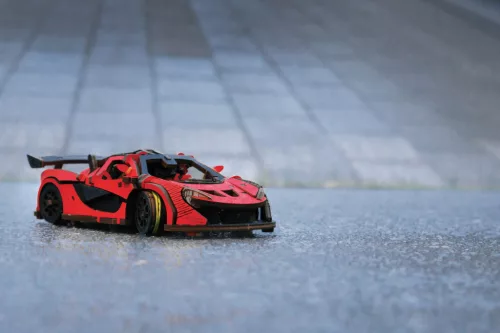 Graine Creative 3D fa modell – Piros versenyautó