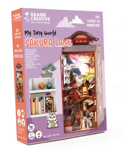 Graine Creative DIY könyvespolc díszítő – Sakura utca
