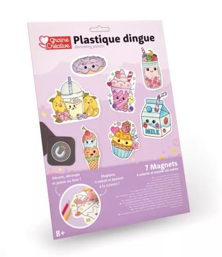 Graine Creative Zsugorodó műanyag mágneskészítő készlet