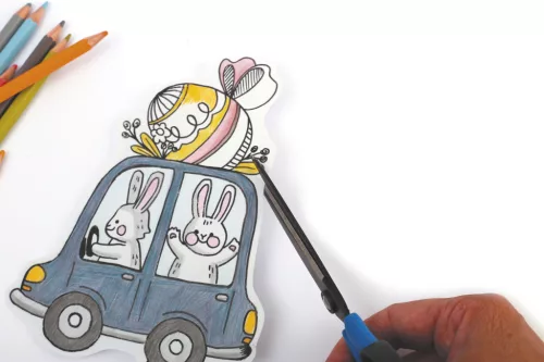 Graine Creative Zsugorodó műanyag készlet - Húsvéti dekoráció
