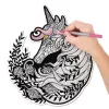 Graine Creative Bársonyszínező – Unikornis