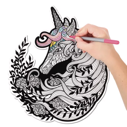 Graine Creative Bársonyszínező – Unikornis