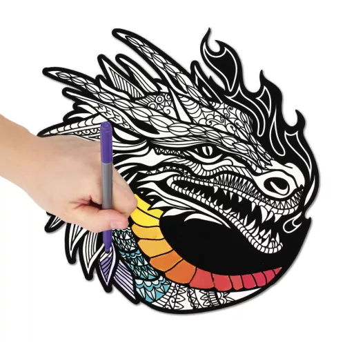 Graine Creative Bársonyszínező – Sárkány