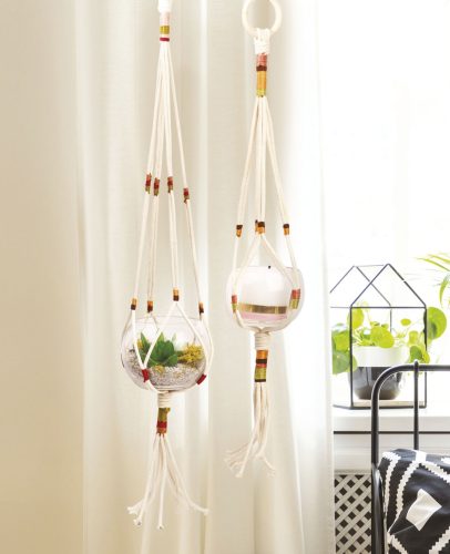 Graine Creative Makramé készlet – 2 db lógódísz