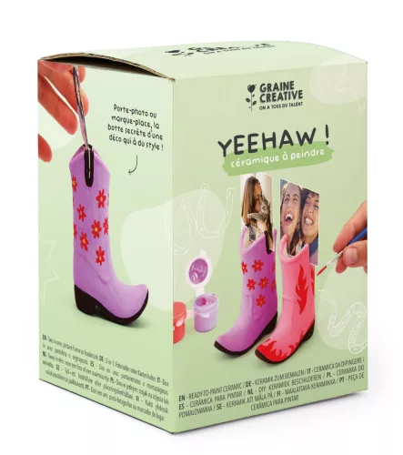 Graine Creative Kerámiafestés - Cowboy csizma