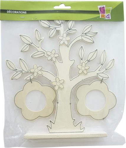 Graine Creative Fa képkeret – Fa motívum (225×230 mm)