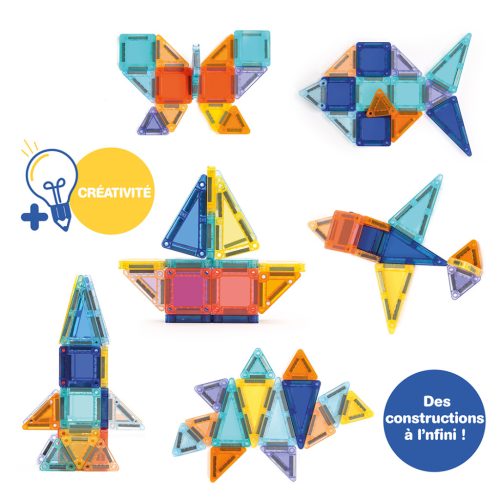 LUDI Mini mágneses építőkészlet