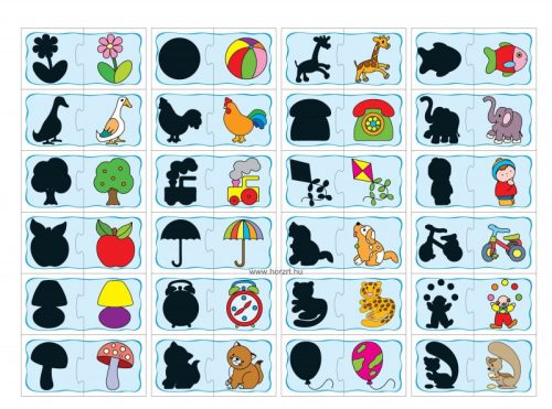 Előtte - utána készségfejlesztő párosítós játék