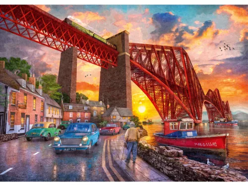 Ravensburger - Forth híd a naplementében puzzle 1000db-os