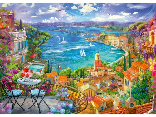 Ravensburger - Saint-Tropez- puzzle 1000db-os