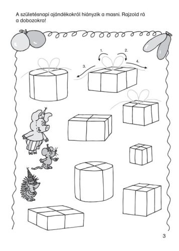 Vidám vonalhúzó gyakorlatok – Írás-előkészítés